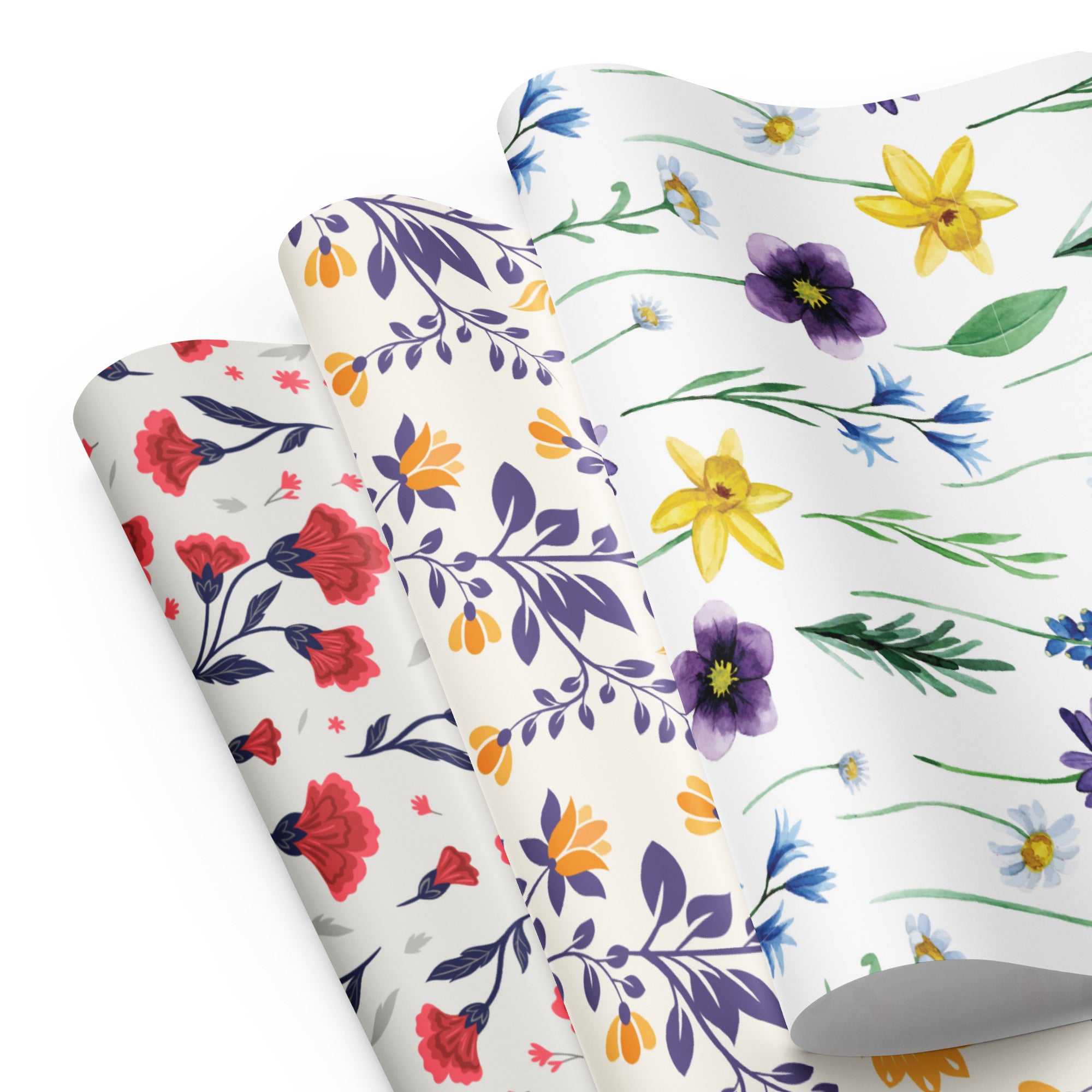 Floral Wrapping paper sheets