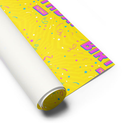 Happy Birthday Wrapping paper sheets