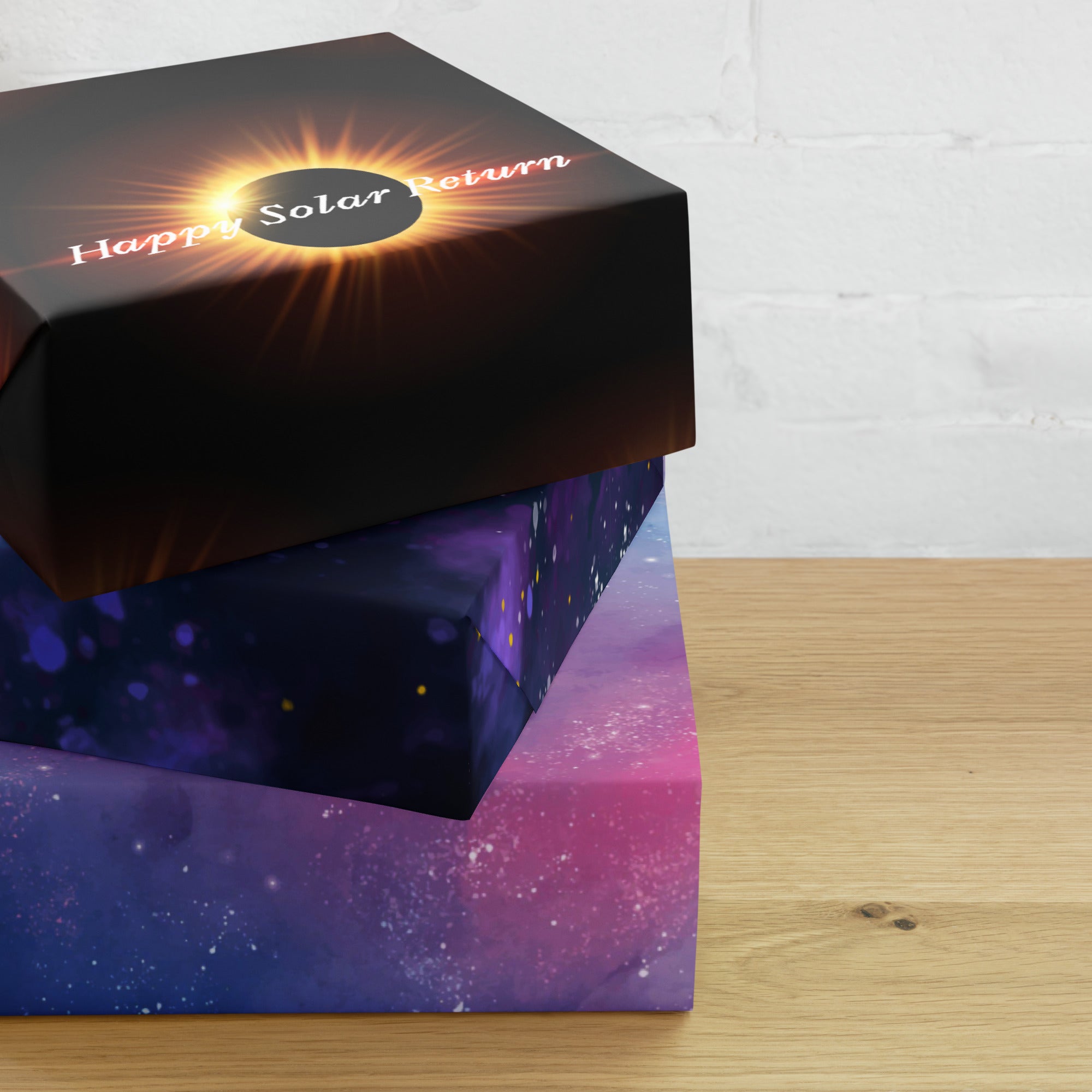 Happy Solar Return Wrapping paper sheets