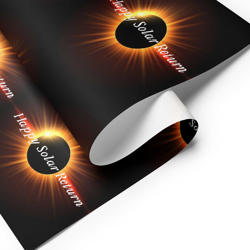 Happy Solar Return Wrapping paper sheets