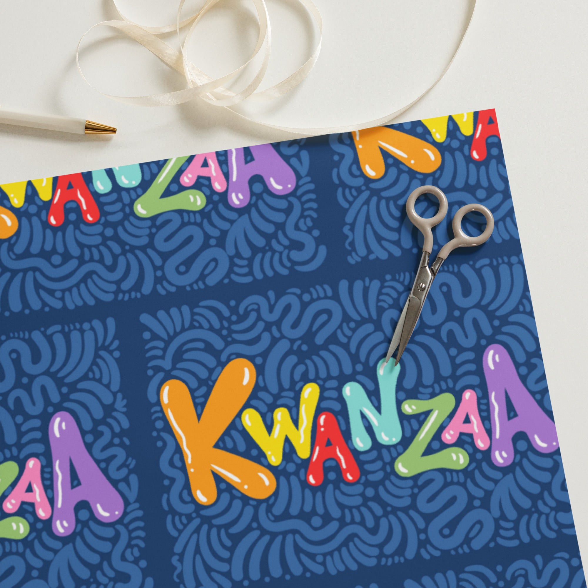 Happy Kwanzaa Wrapping paper sheets