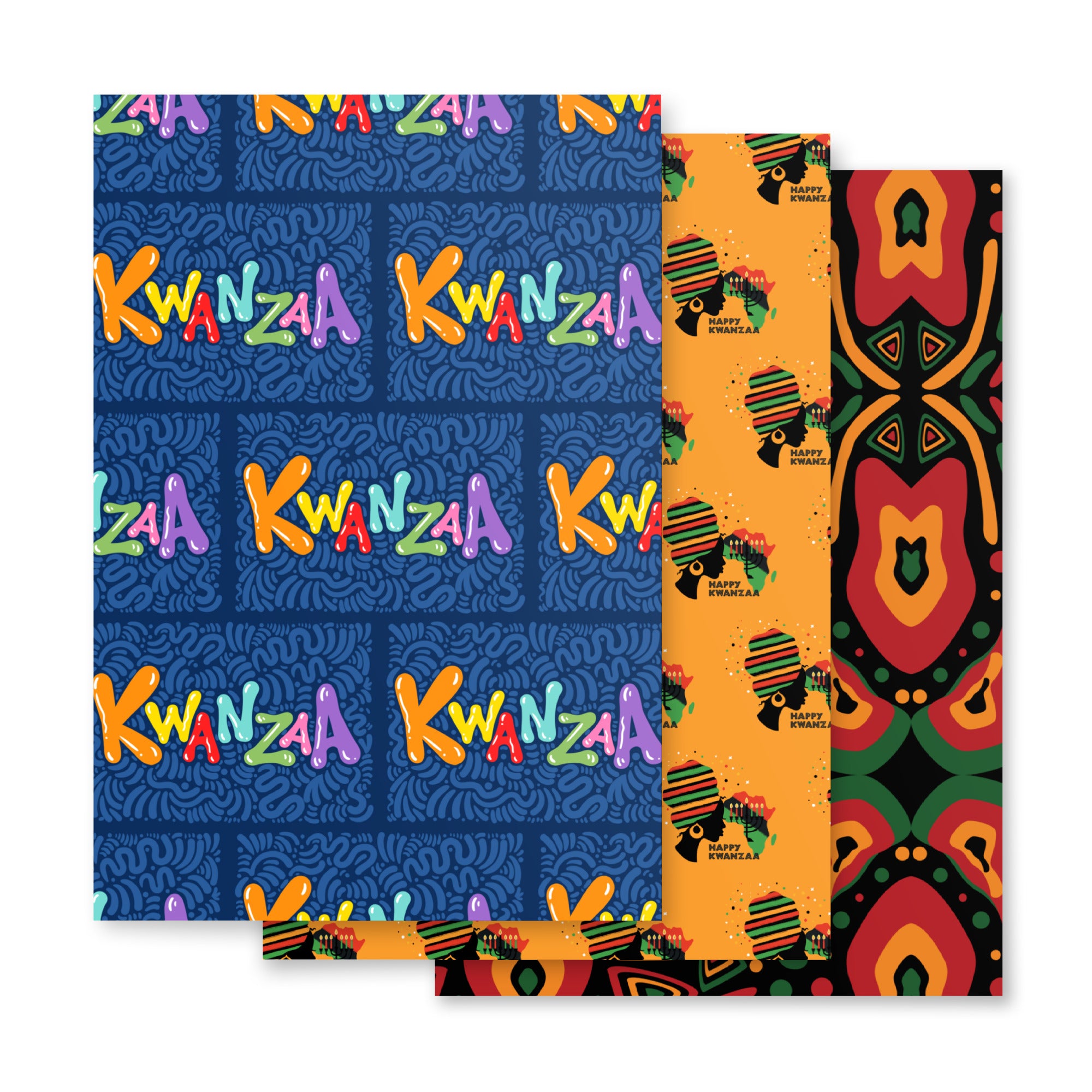 Happy Kwanzaa Wrapping paper sheets