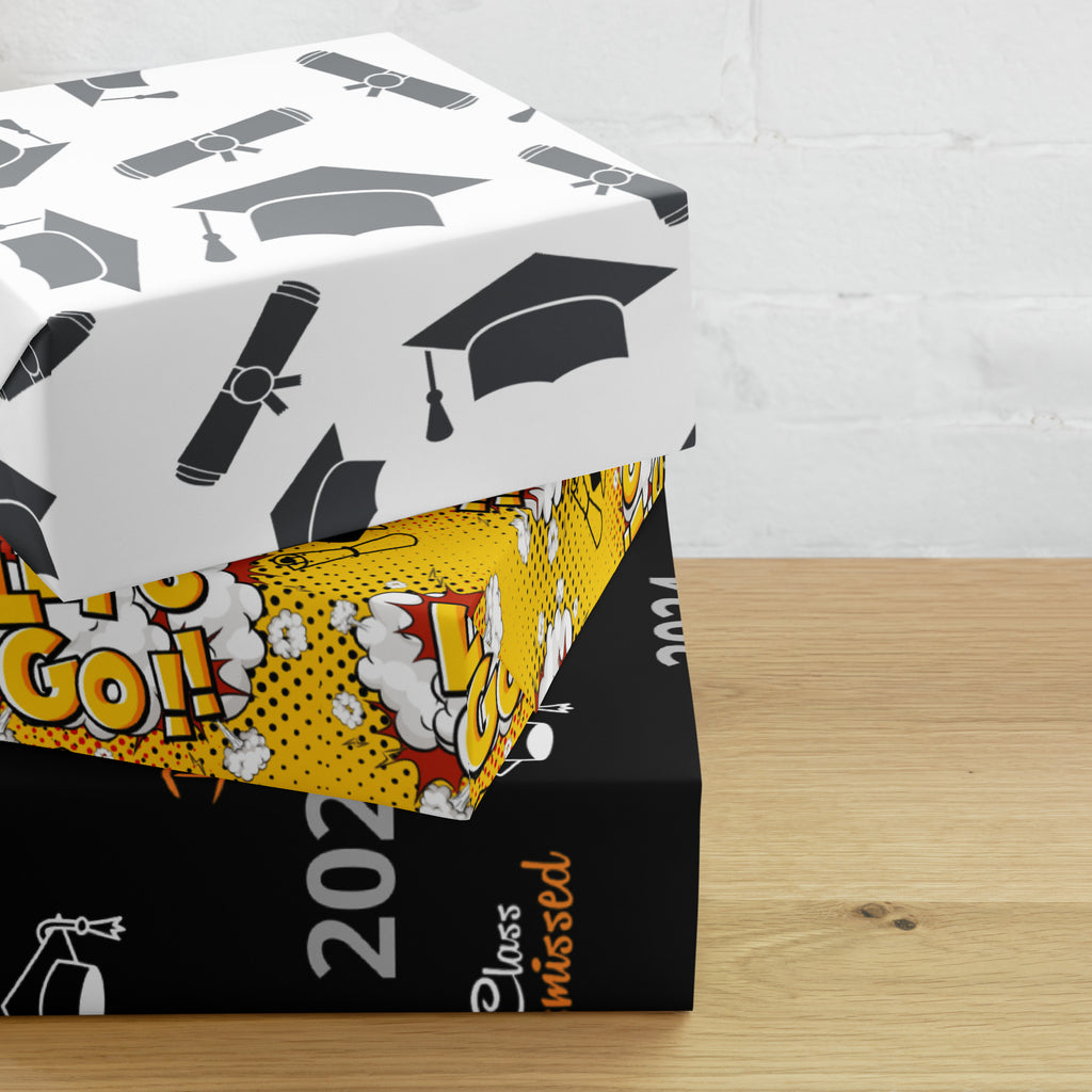 Graduation Wrapping paper sheets