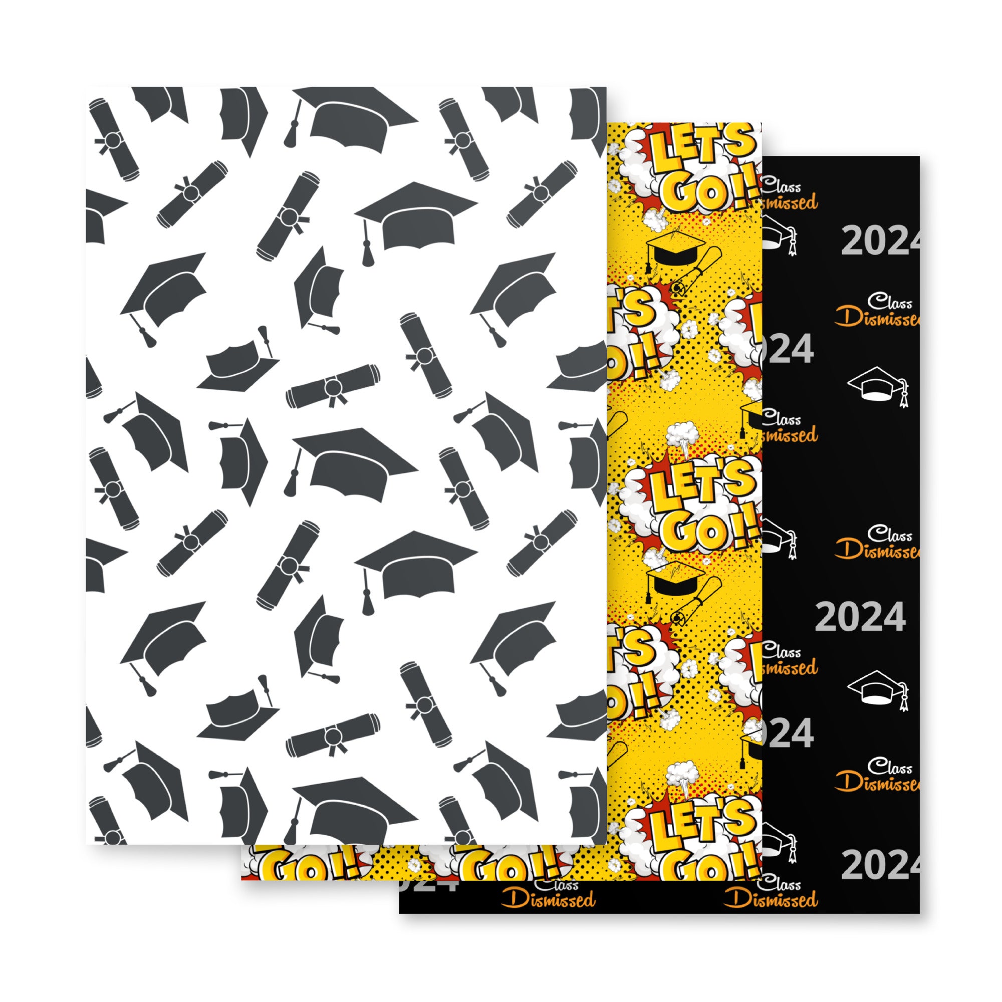 Graduation Wrapping paper sheets