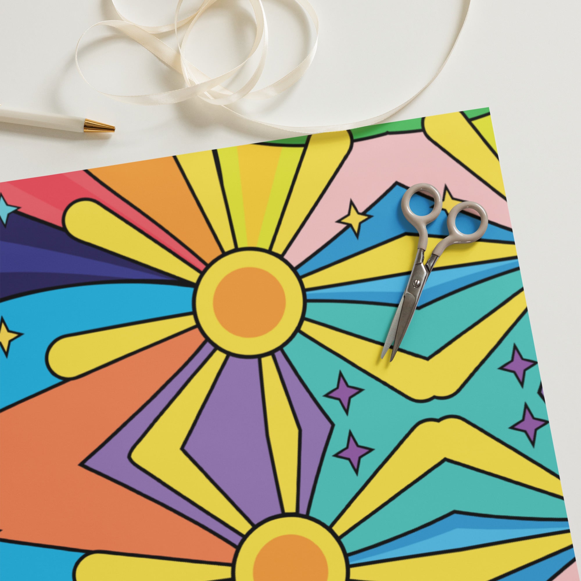 Good Vibes Wrapping paper sheets