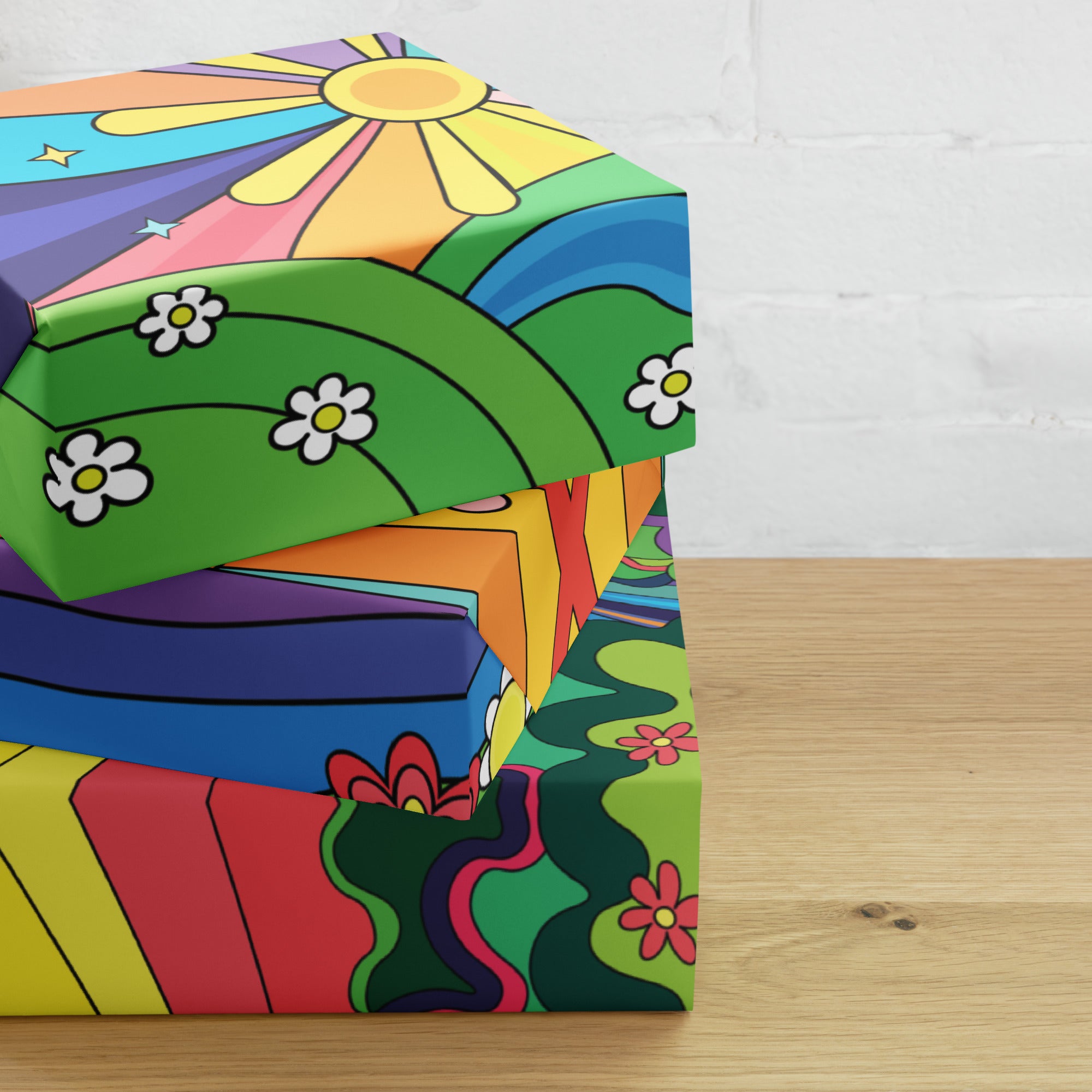 Good Vibes Wrapping paper sheets