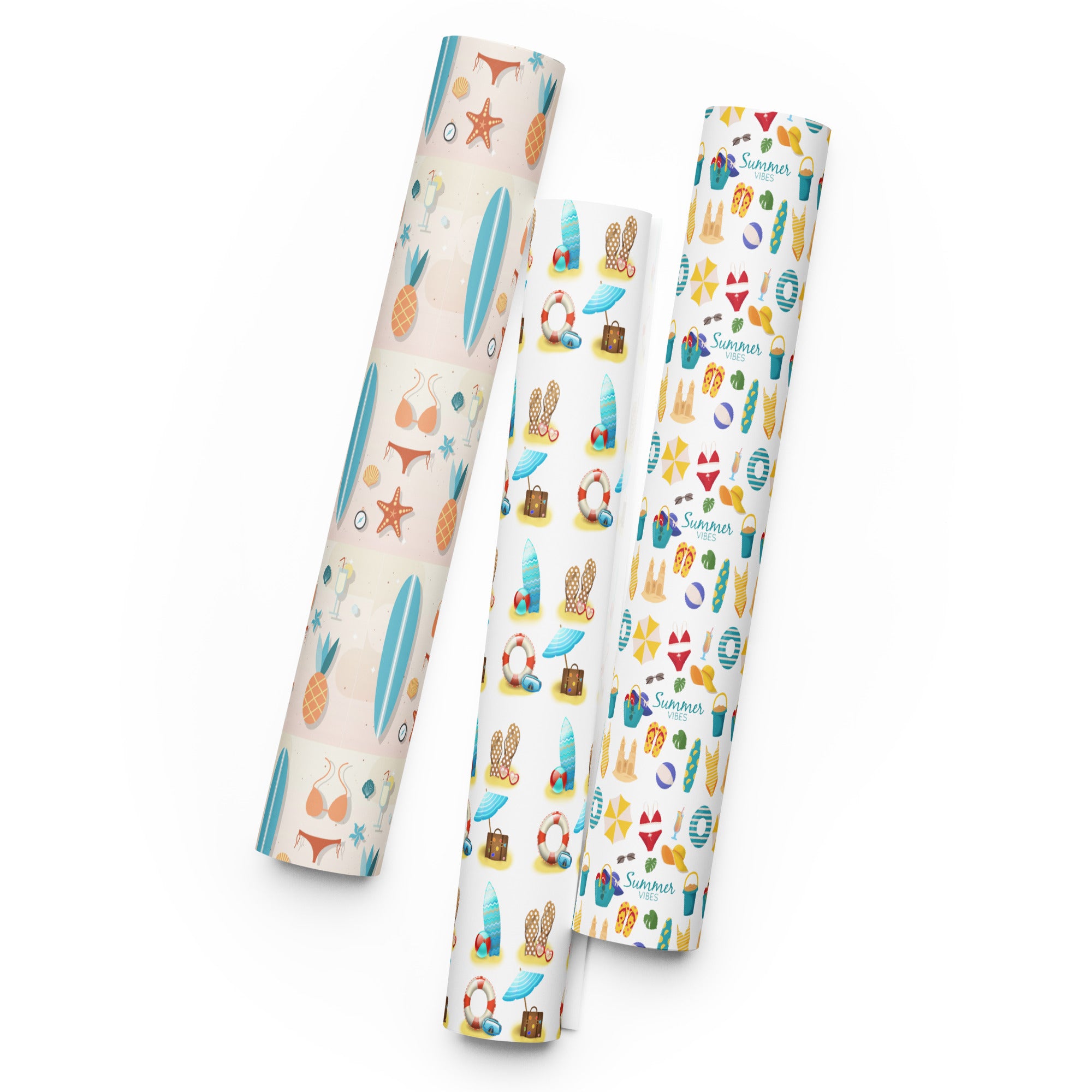 Beach Vibes Wrapping paper sheets