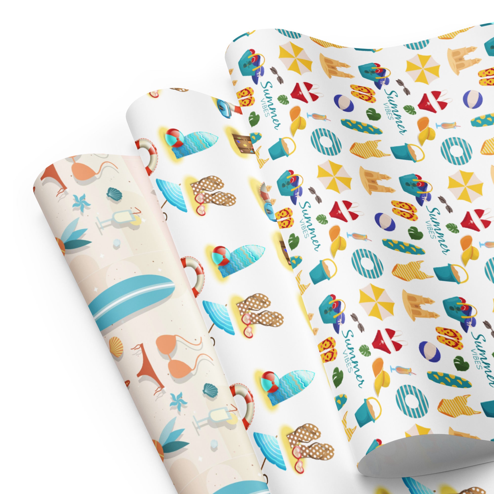 Beach Vibes Wrapping paper sheets