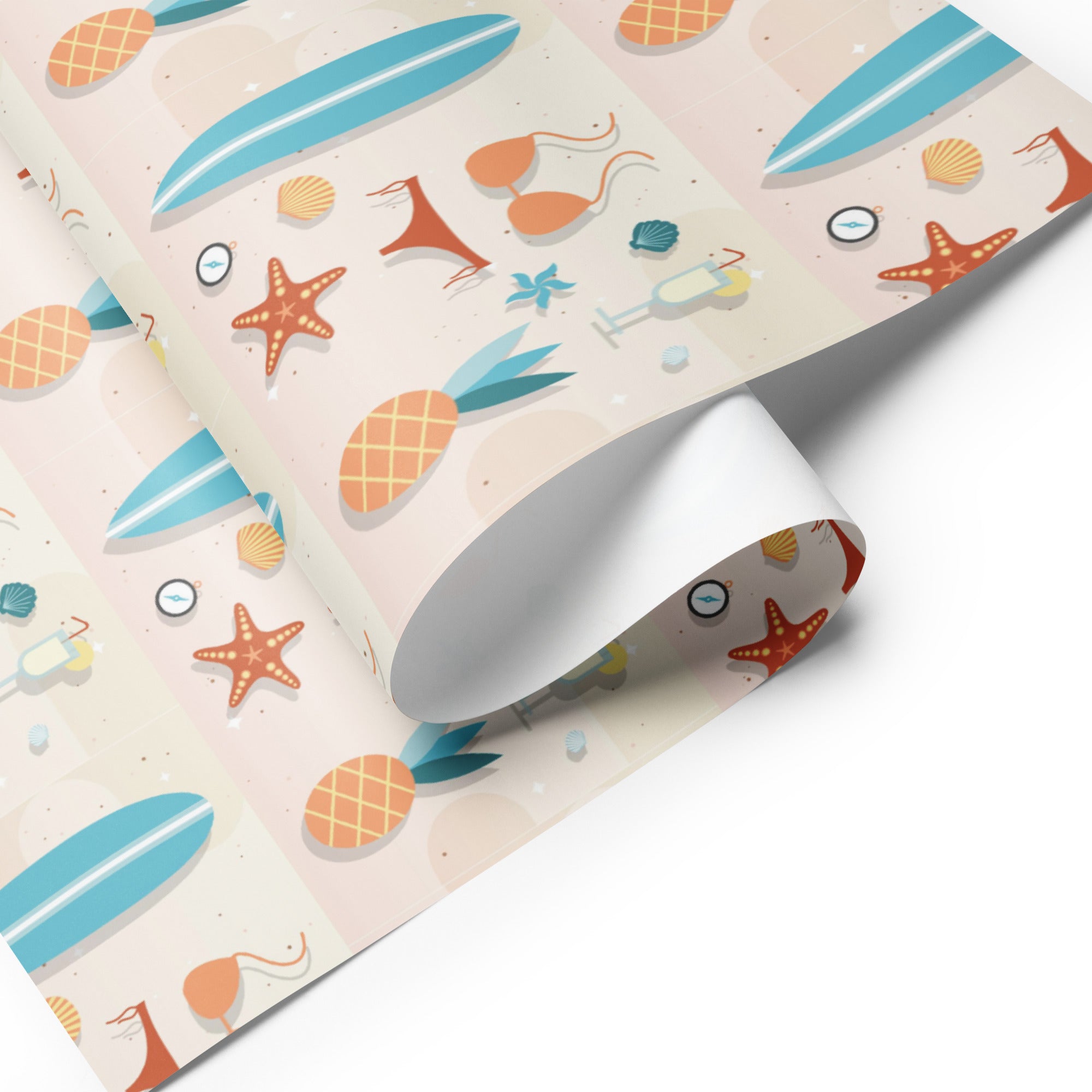 Beach Vibes Wrapping paper sheets