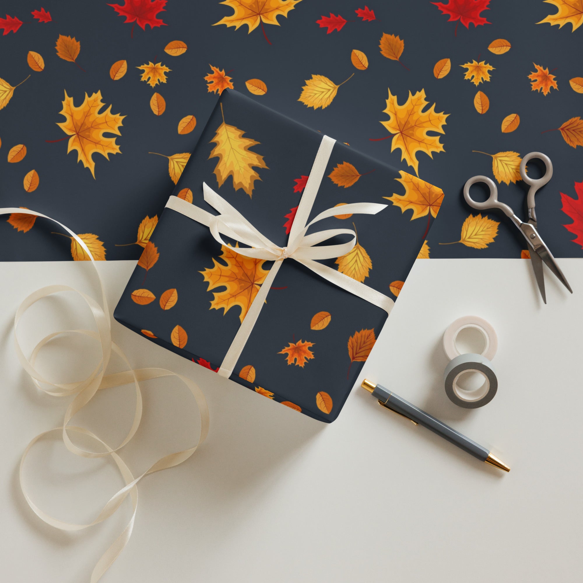 Autumn Leaves Wrapping paper sheets