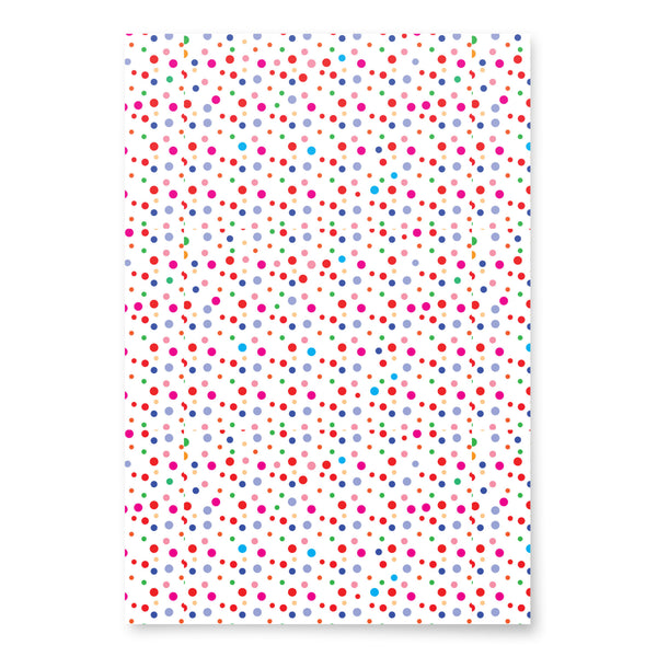 Polka Dot Wrapping paper sheets