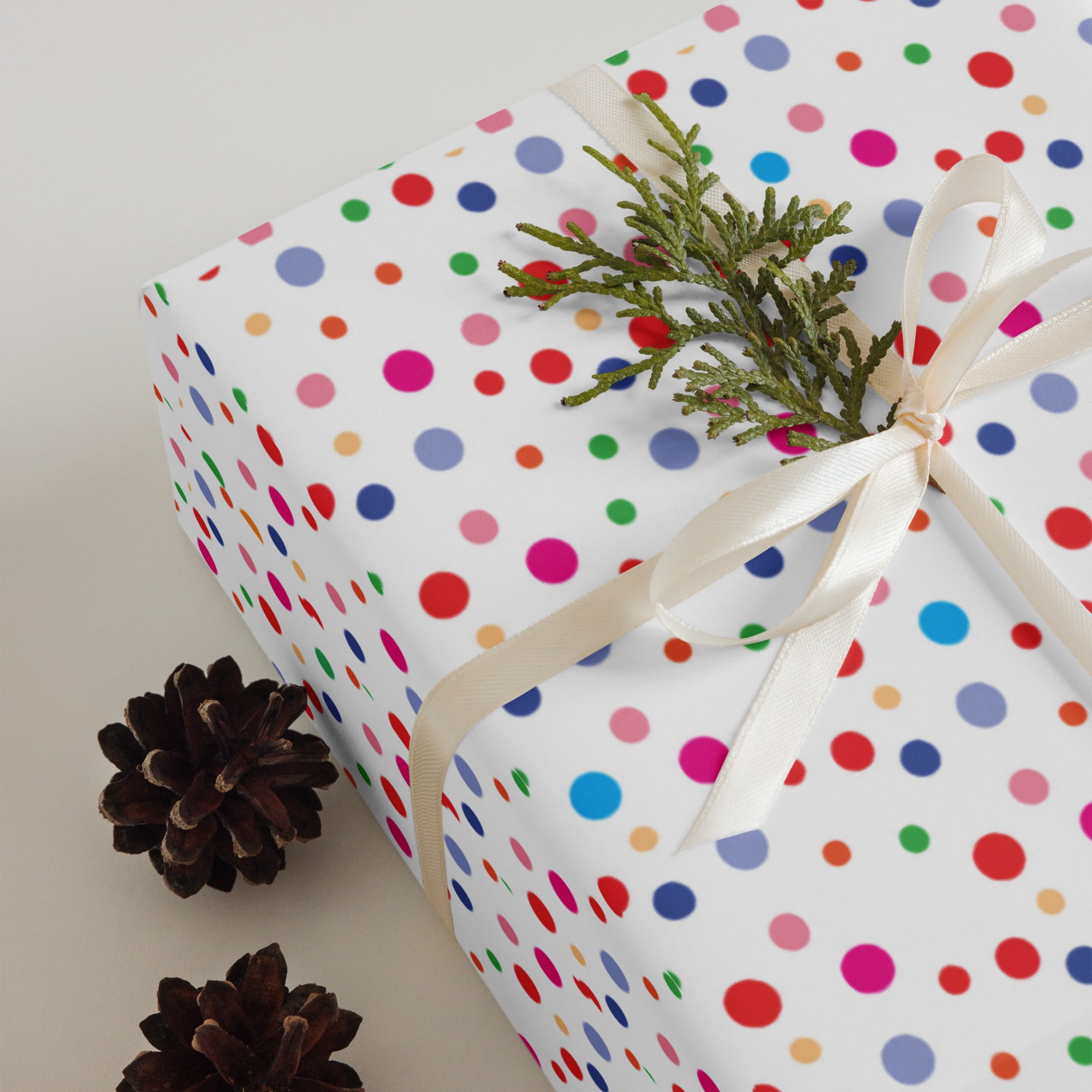 Polka Dot Wrapping paper sheets