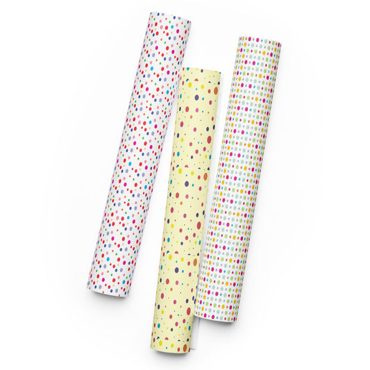 Polka Dot Wrapping paper sheets