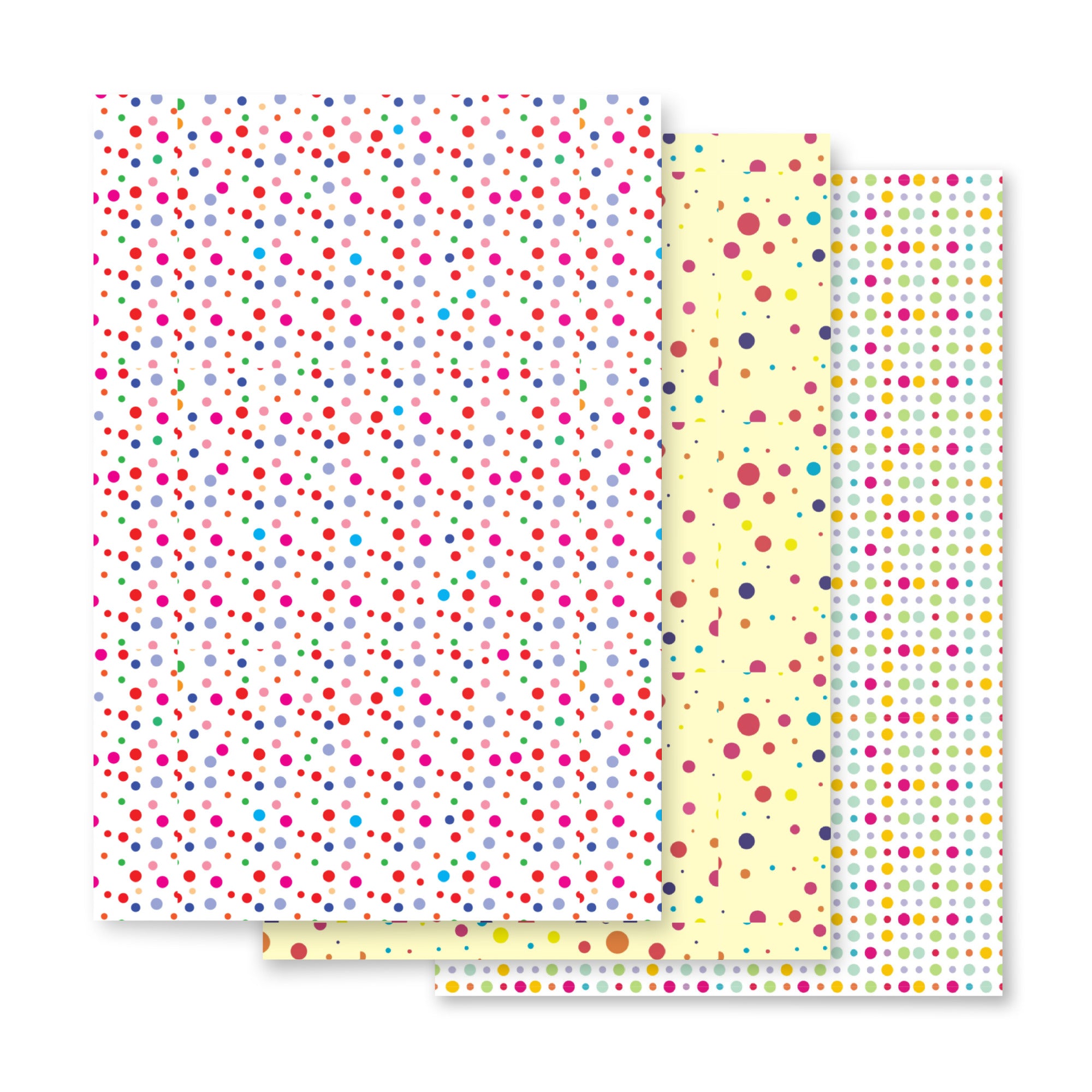 Polka Dot Wrapping paper sheets
