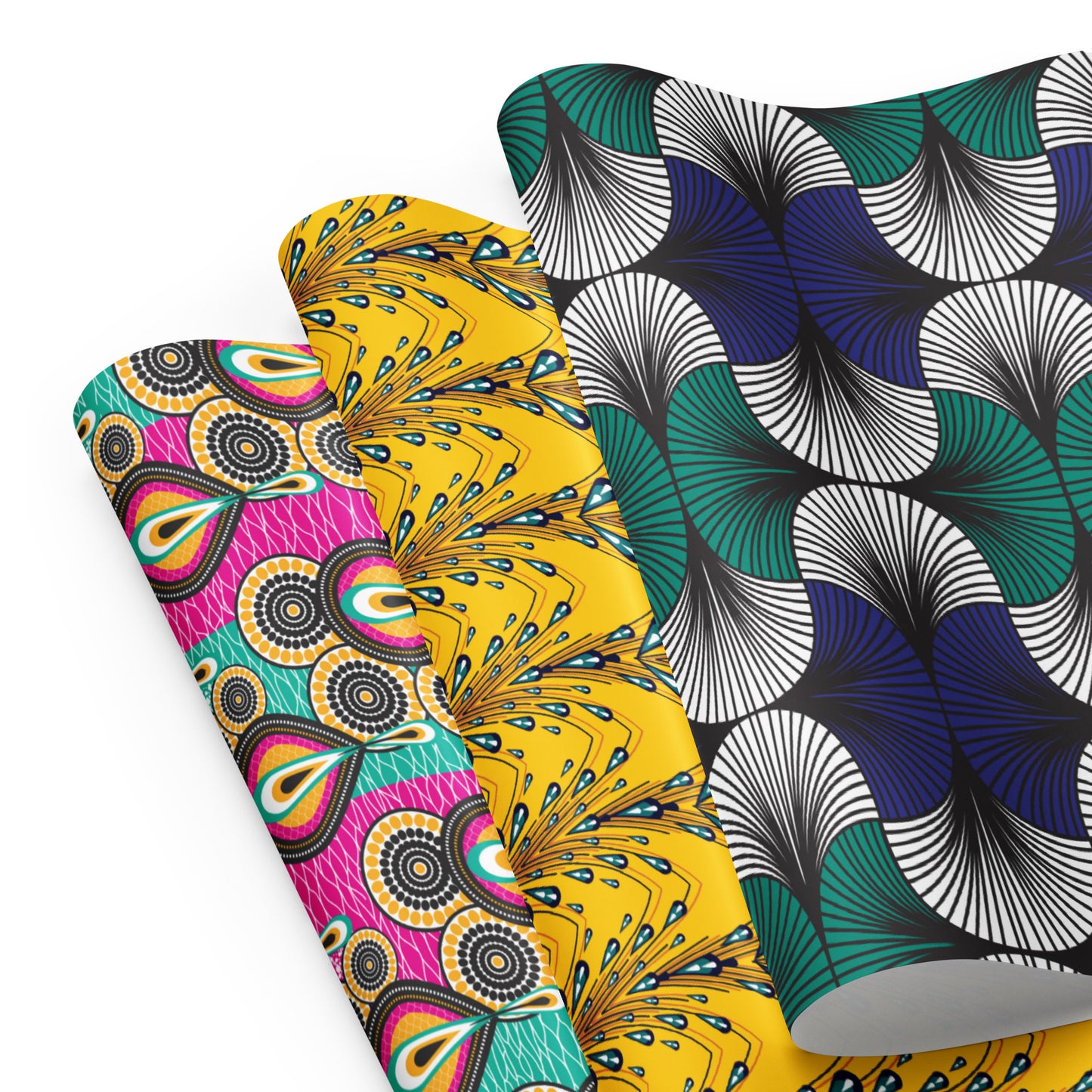 African Print Wrapping paper sheets