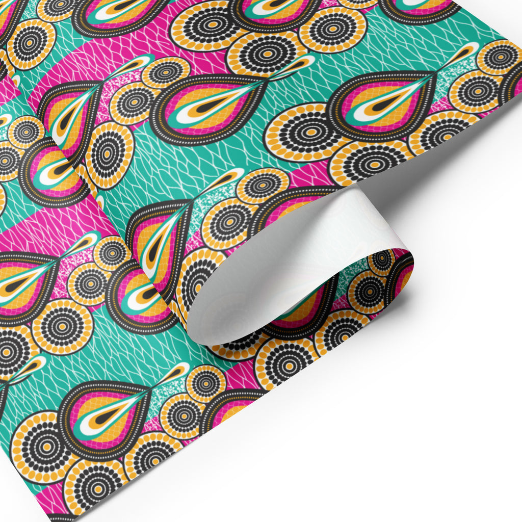 African Print Wrapping paper sheets