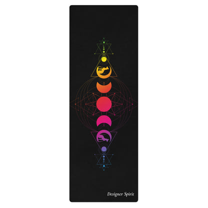 Mystical Moon Phases Yoga Mat