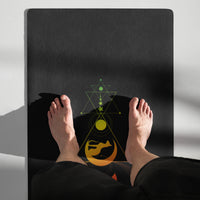 Mystical Moon Phases Yoga Mat