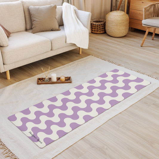 Purple Print Yoga mat