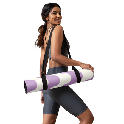 Purple Print Yoga mat