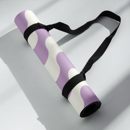 Purple Print Yoga mat