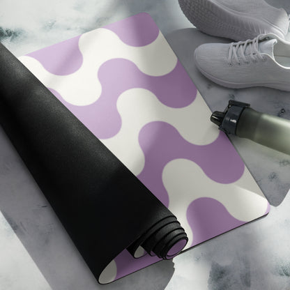 Purple Print Yoga mat