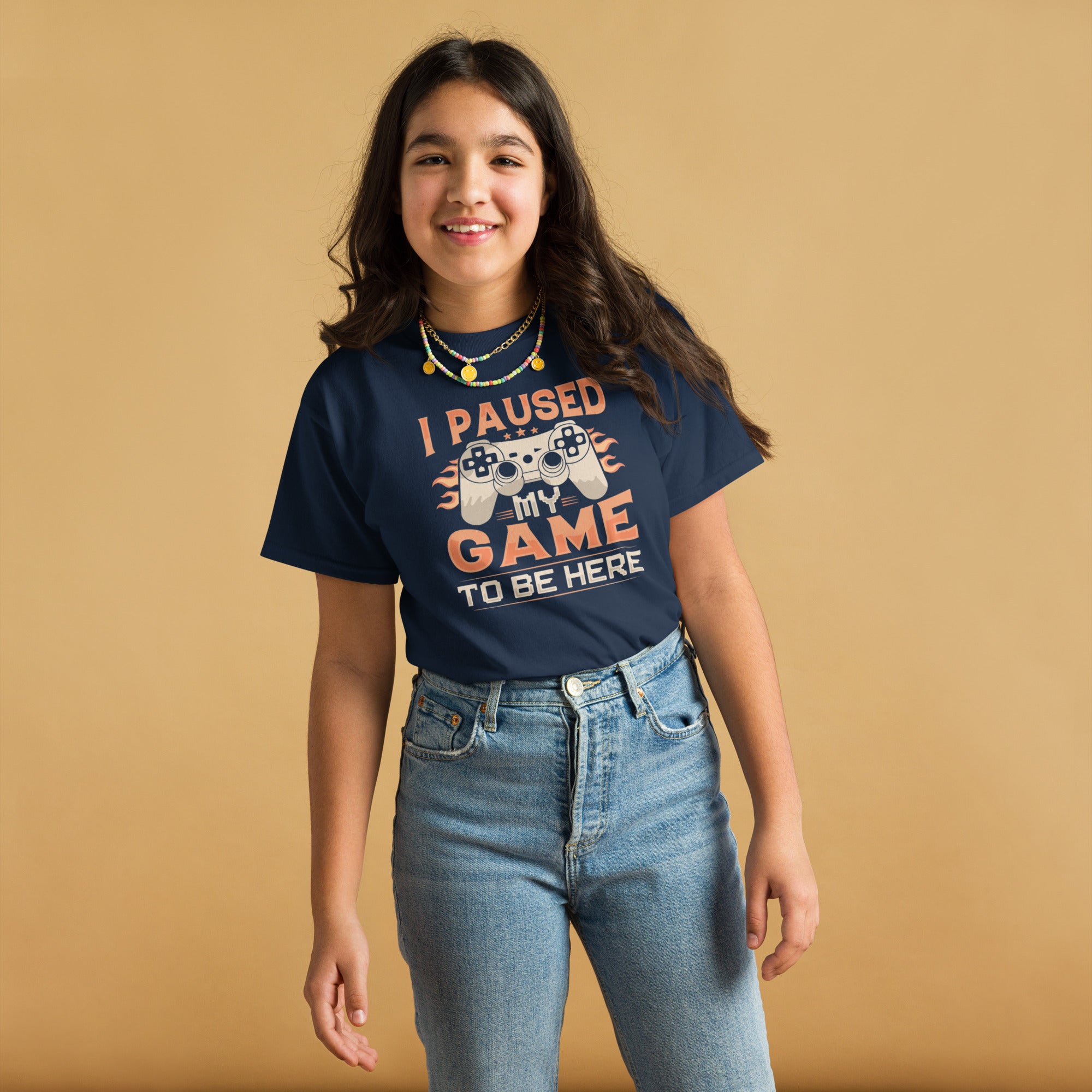 I Paused My Game Youth classic tee