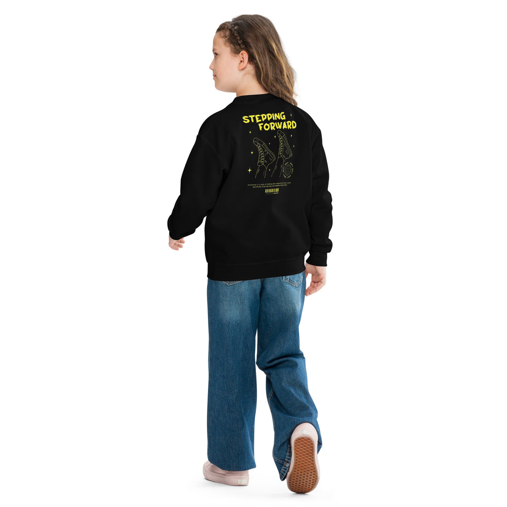 Stepping forward Youth crewneck sweatshirt