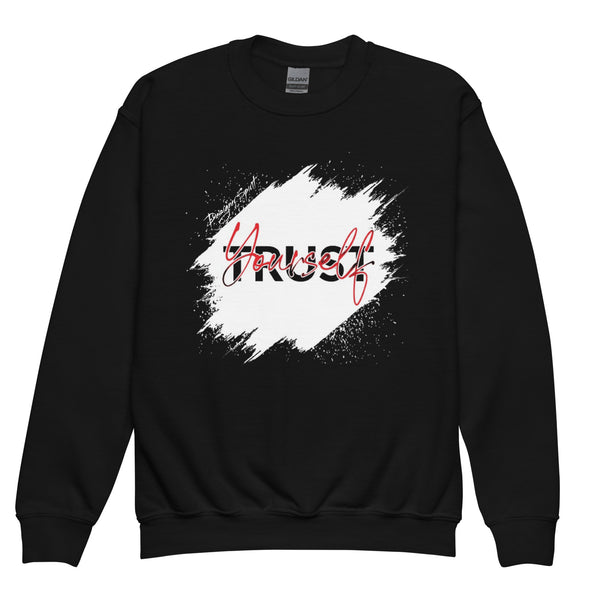 Trust Yourself Youth crewneck sweatshirt
