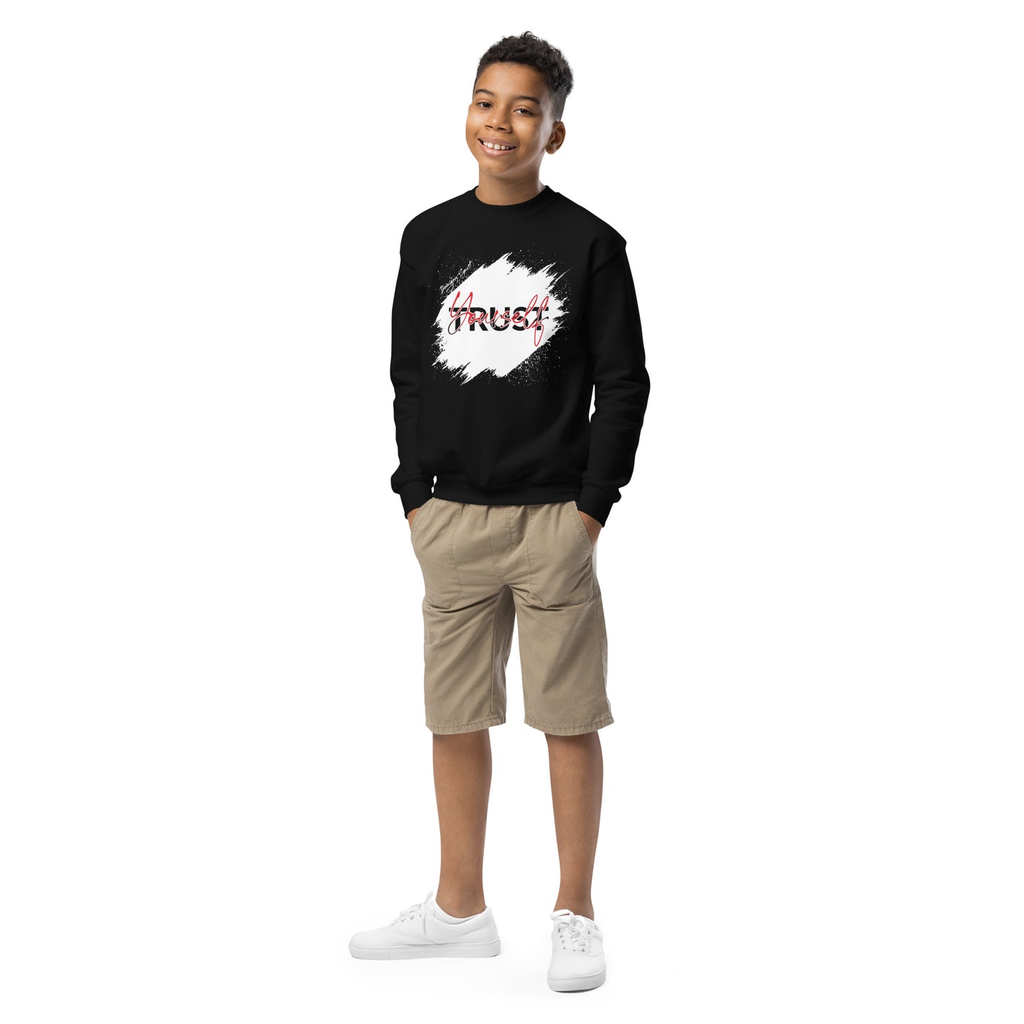 Trust Yourself Youth crewneck sweatshirt