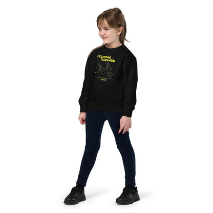 Stepping forward Youth crewneck sweatshirt