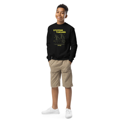 Stepping forward Youth crewneck sweatshirt