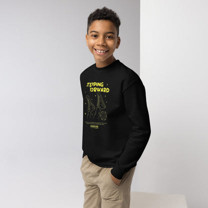 Stepping forward Youth crewneck sweatshirt