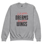 Let Your Dreams Be Your Wings Youth crewneck sweatshirt