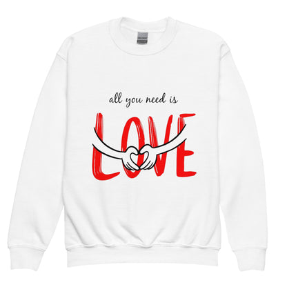 All You Need Is Love Youth crewneck sweatshirt