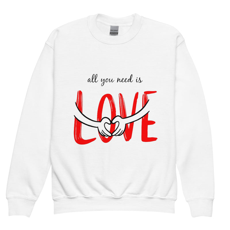 All You Need Is Love Youth crewneck sweatshirt