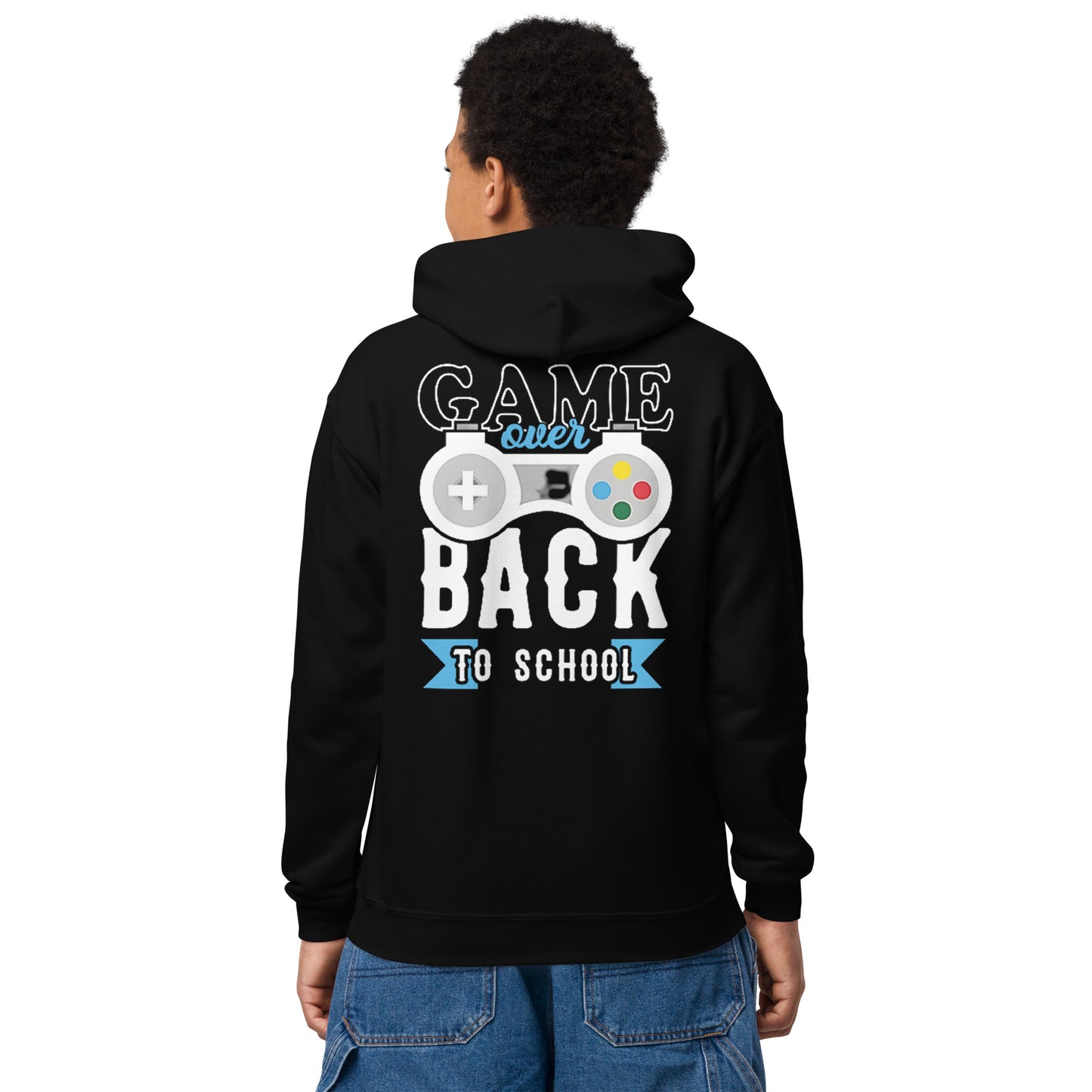 Game Over Back to School Youth heavy blend hoodie