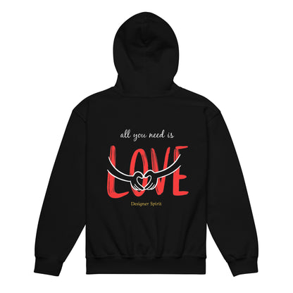 All You Need Is Love Youth heavy blend hoodie