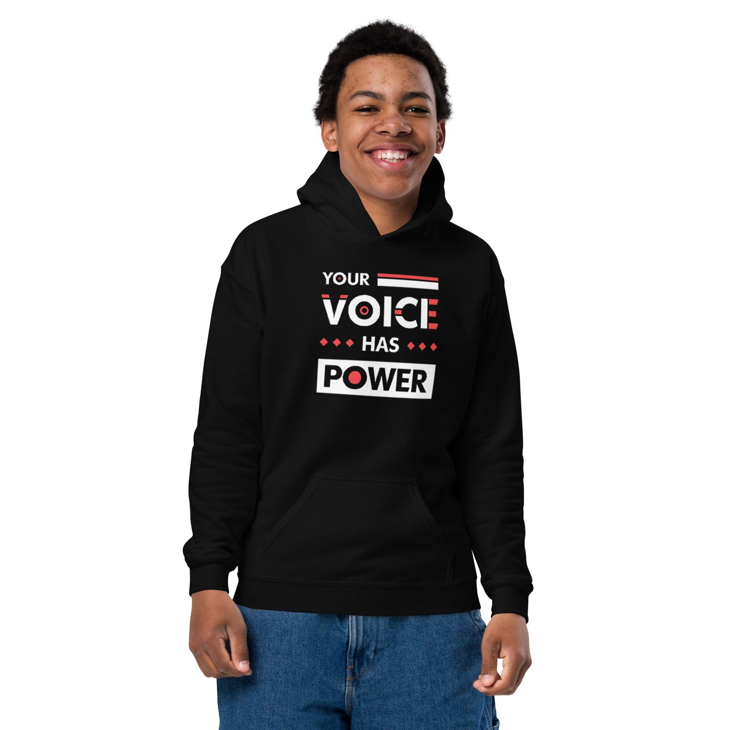 Your Voice has Power Youth heavy blend hoodie