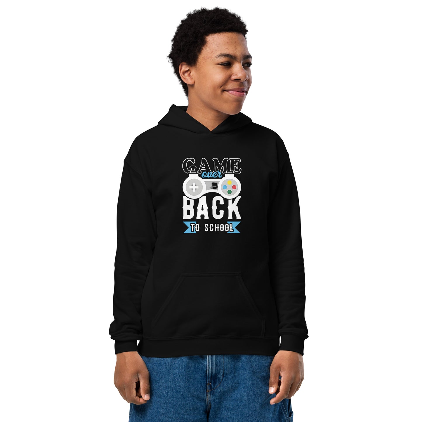 Game Over Back to School Youth heavy blend hoodie