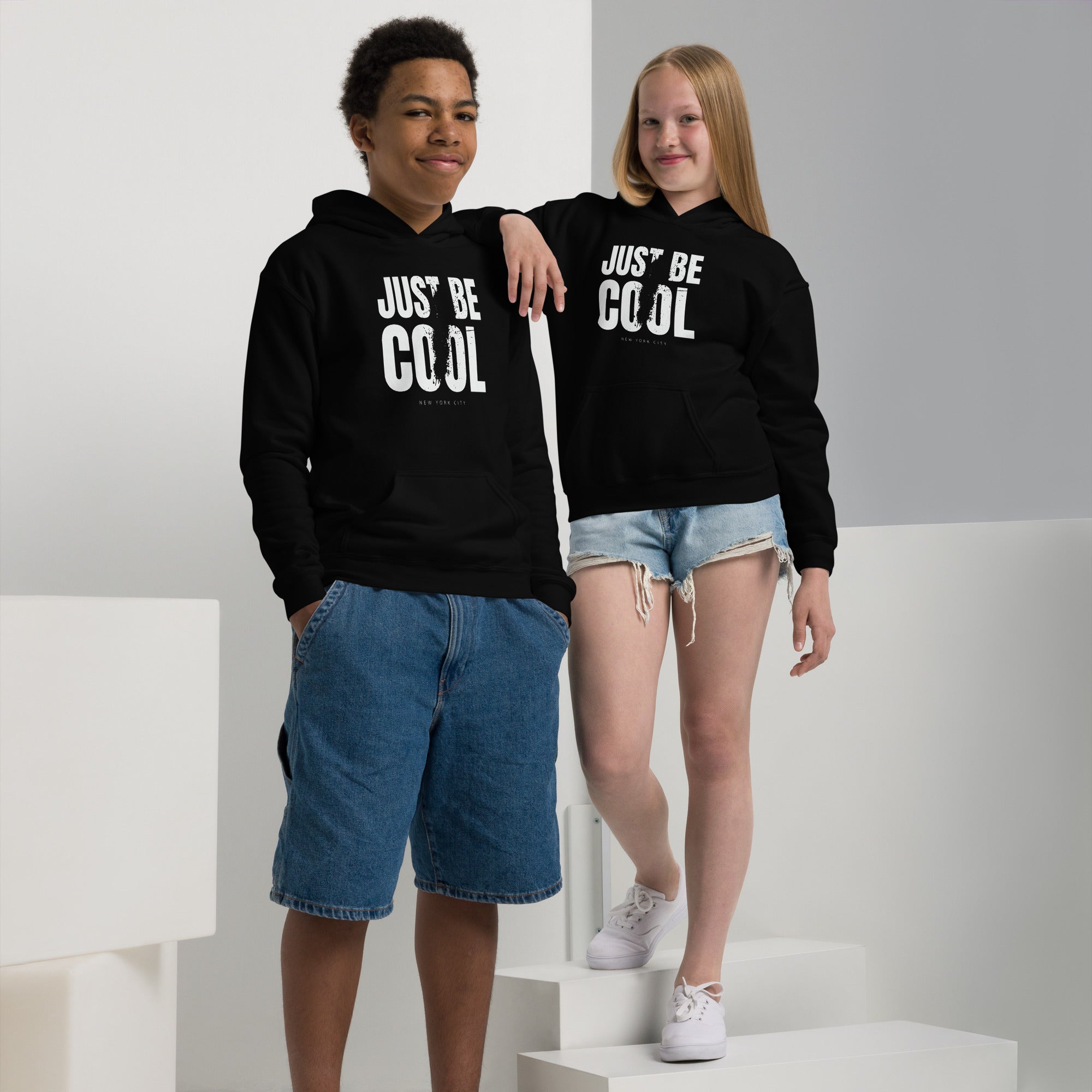 Just be cool Youth heavy blend hoodie