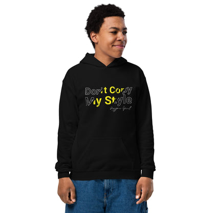 Don't Copy my Style Youth heavy blend hoodie