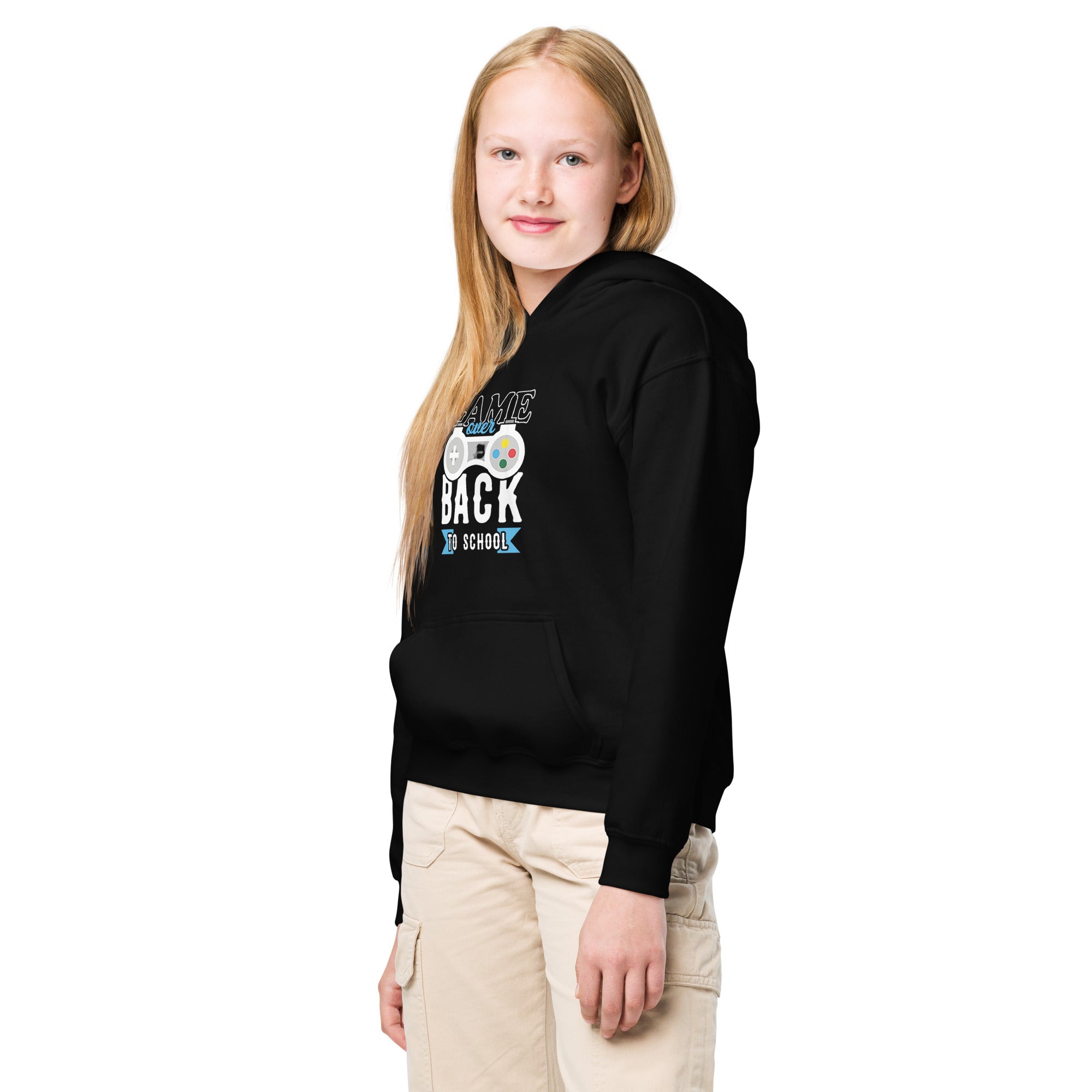 Game Over Back to School Youth heavy blend hoodie