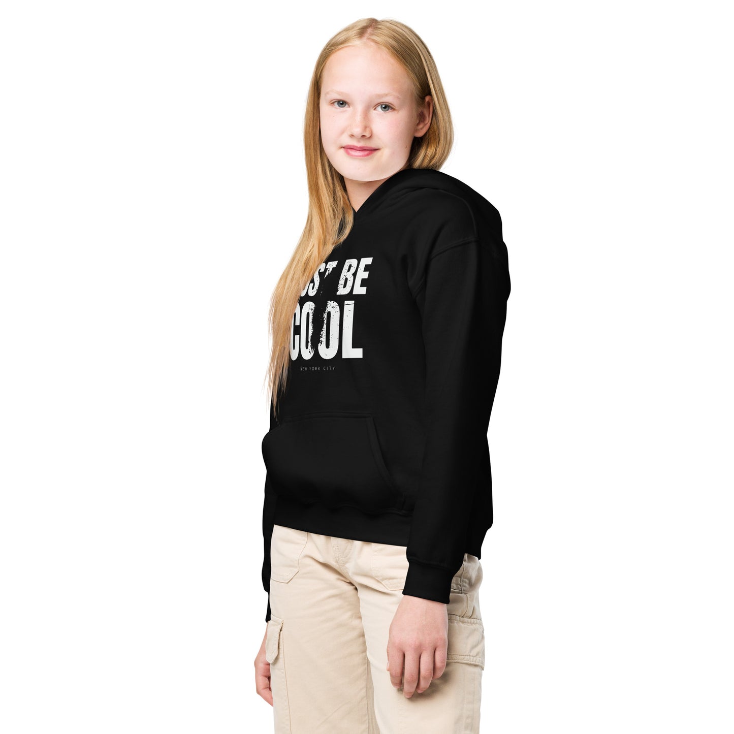 Just be cool Youth heavy blend hoodie