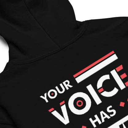 Your Voice has Power Youth heavy blend hoodie