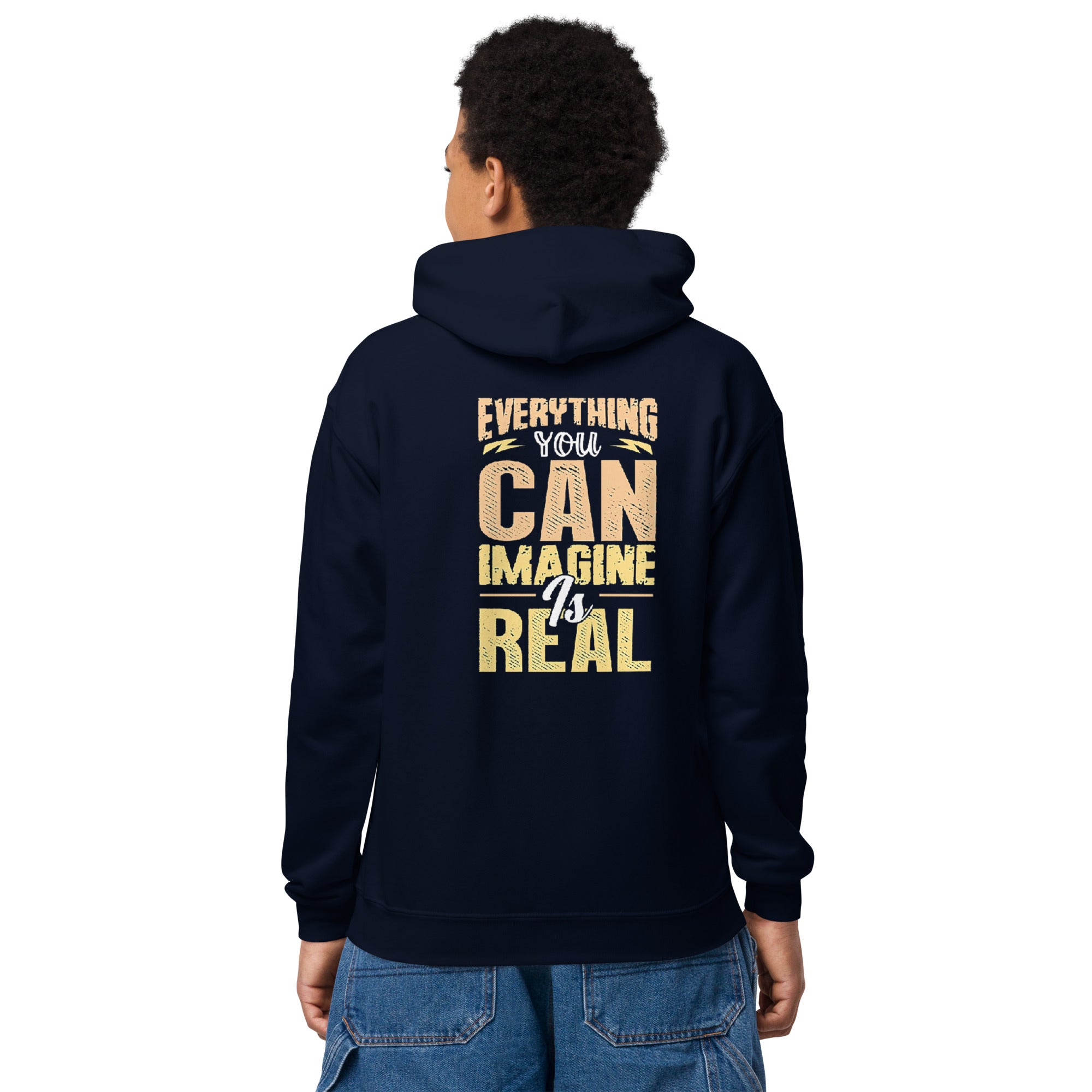 Everything You Can Imagine Is Real Youth heavy blend hoodie