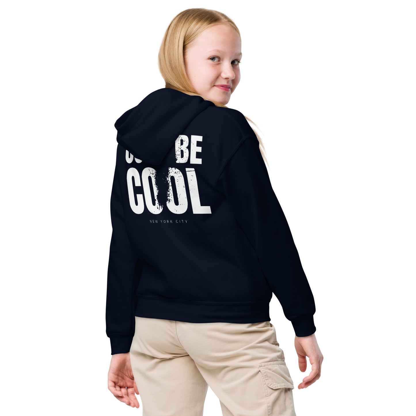 Just be cool Youth heavy blend hoodie