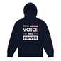 Your Voice has Power Youth heavy blend hoodie