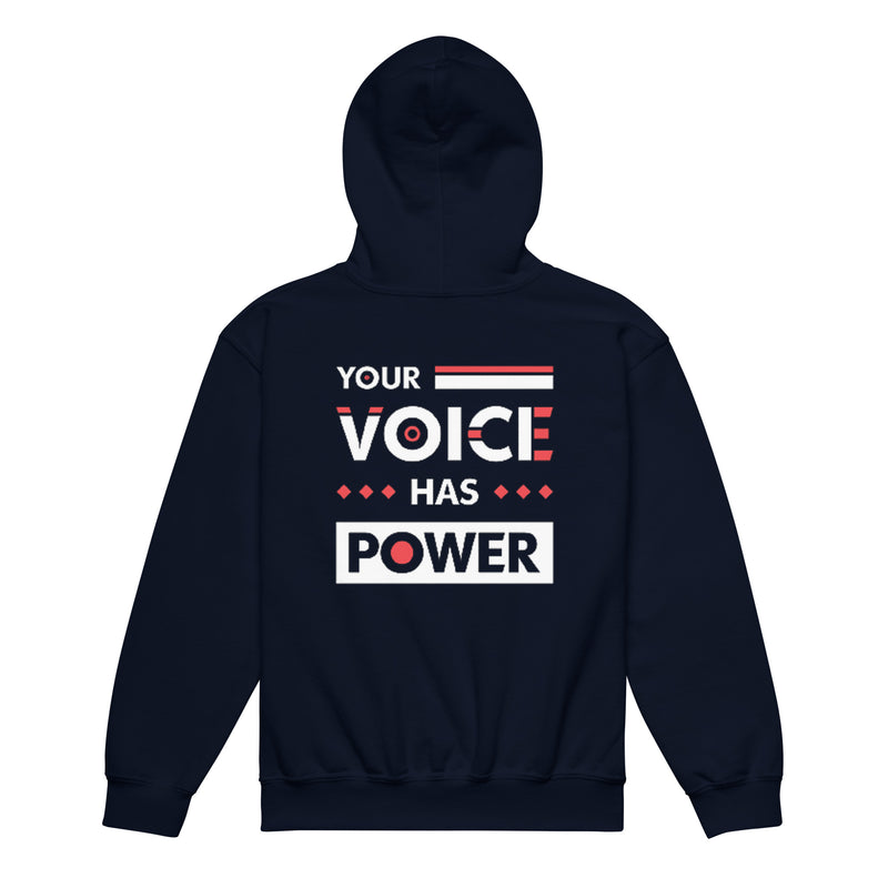 Your Voice has Power Youth heavy blend hoodie