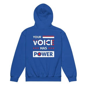 Your Voice has Power Youth heavy blend hoodie